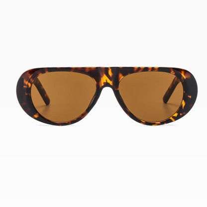 Spykay™ SG60671 Oval Frame Wide Temples Vintage Aviator Sunglasses - image 27