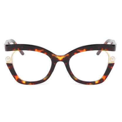 Spykay™ EG26758 Anti-blue Light Pearl Decor Irregular Oversized Eyeglasses - image 20