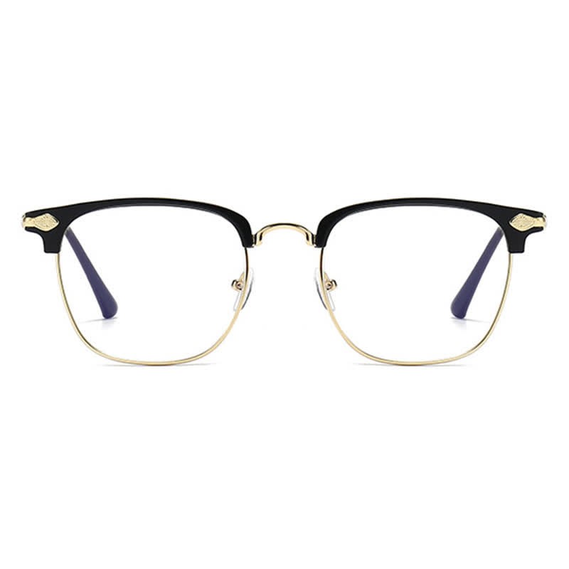 Spykay™ EG26834 Semi-Rimless Unisex Retro Square Frame Anti-blue Light Browline Glasses - image 4