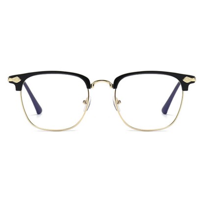 Spykay™ EG26834 Semi-Rimless Unisex Retro Square Frame Anti-blue Light Browline Glasses - image 4
