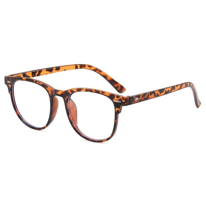 Spykay™ EG26666 Unisex Anti-blue Light Transparent Square Frames Simple Eyeglasses - Leopard Print - image 15