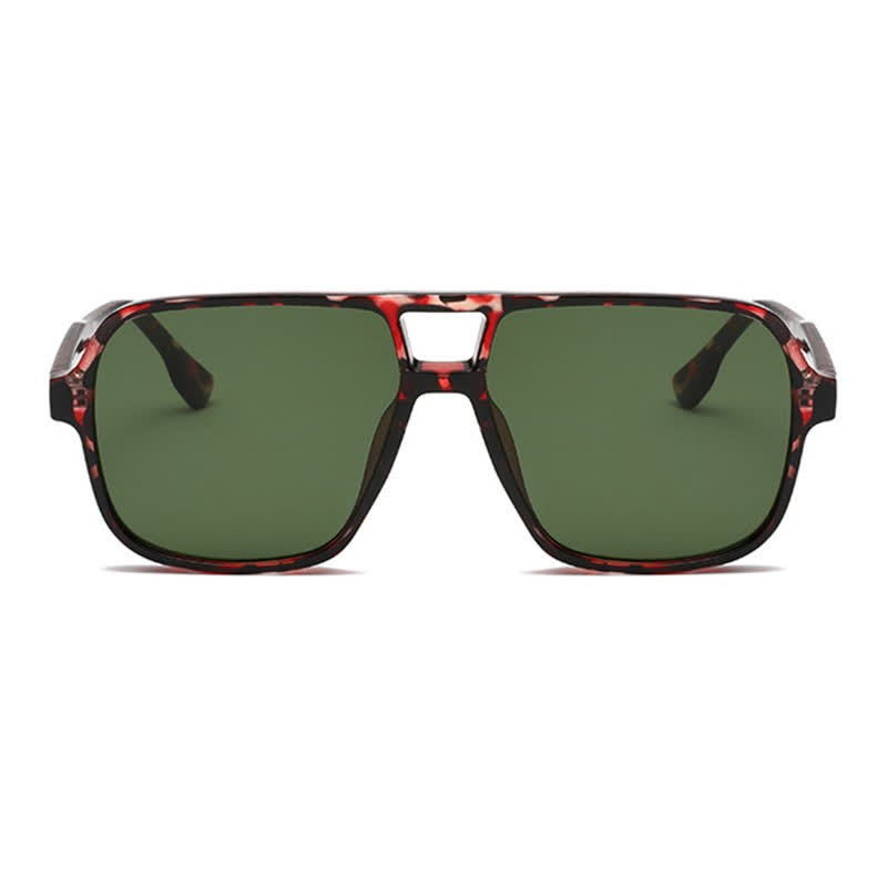 Spykay™ SG60730 Double Bridges Square Frame Vintage Sunglasses - image 8
