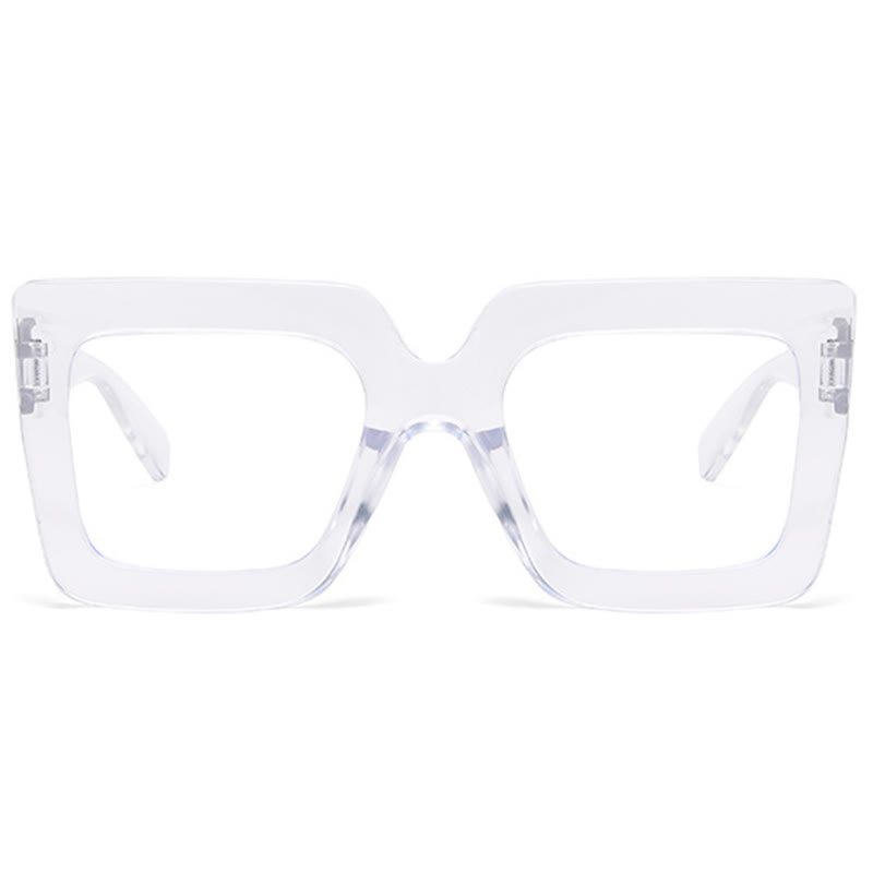 Spykay™ EG26913 Oversized Square Frame Fashion Anti-blue Light Thick Glasses - image 10