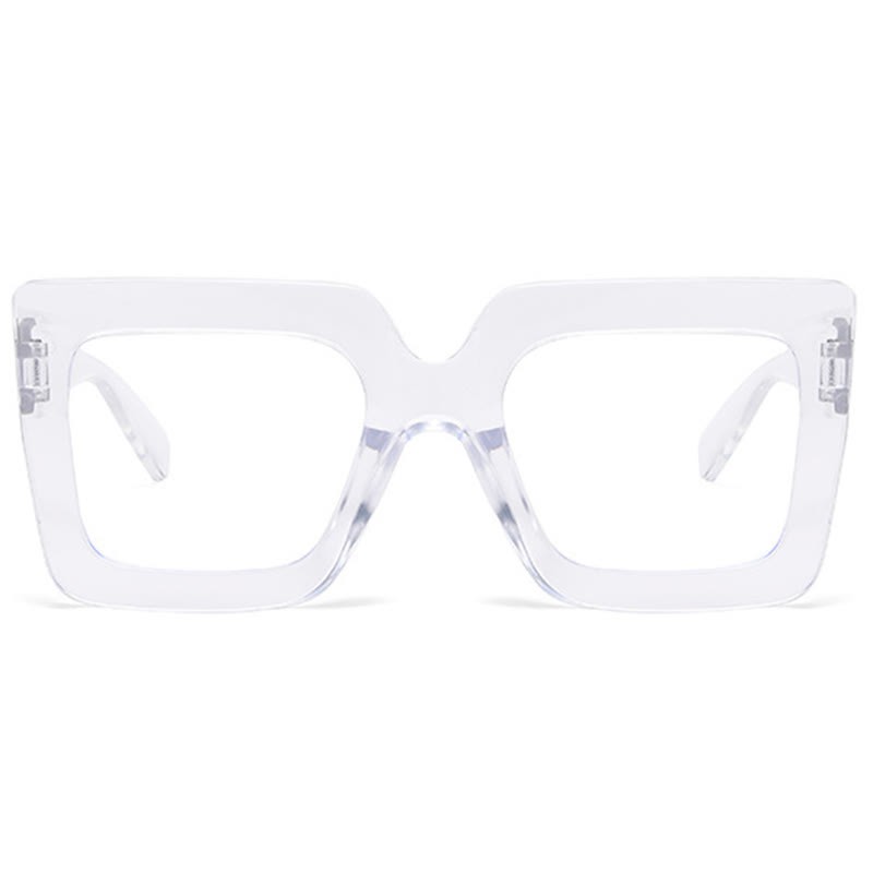 Spykay™ EG26913 Oversized Square Frame Fashion Anti-blue Light Thick Glasses - image 10