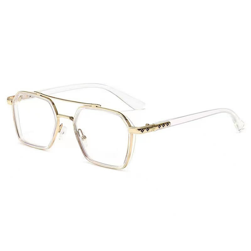 Spykay™ EG26920 Unsiex Square Frame Anti-blue Light Double Bridges Retro Glasses - image 20