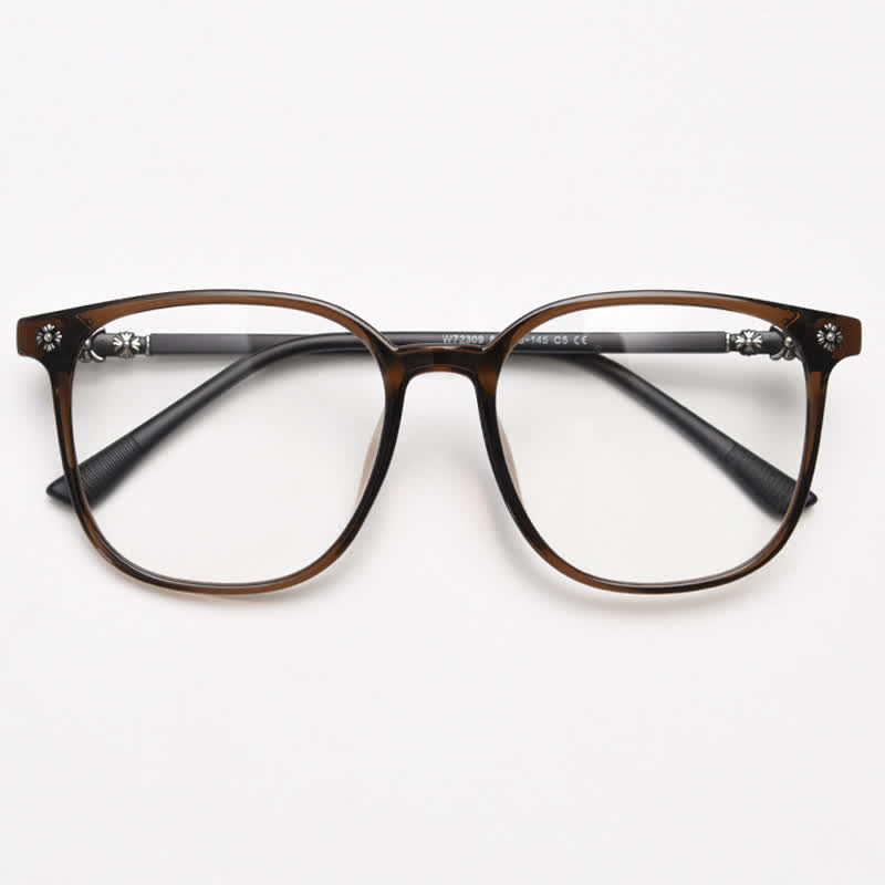Spykay™ EG26915 Unsiex Classic Square Large Frame Fashion Anti-blue Light Chrome Hearts Glasses - image 10