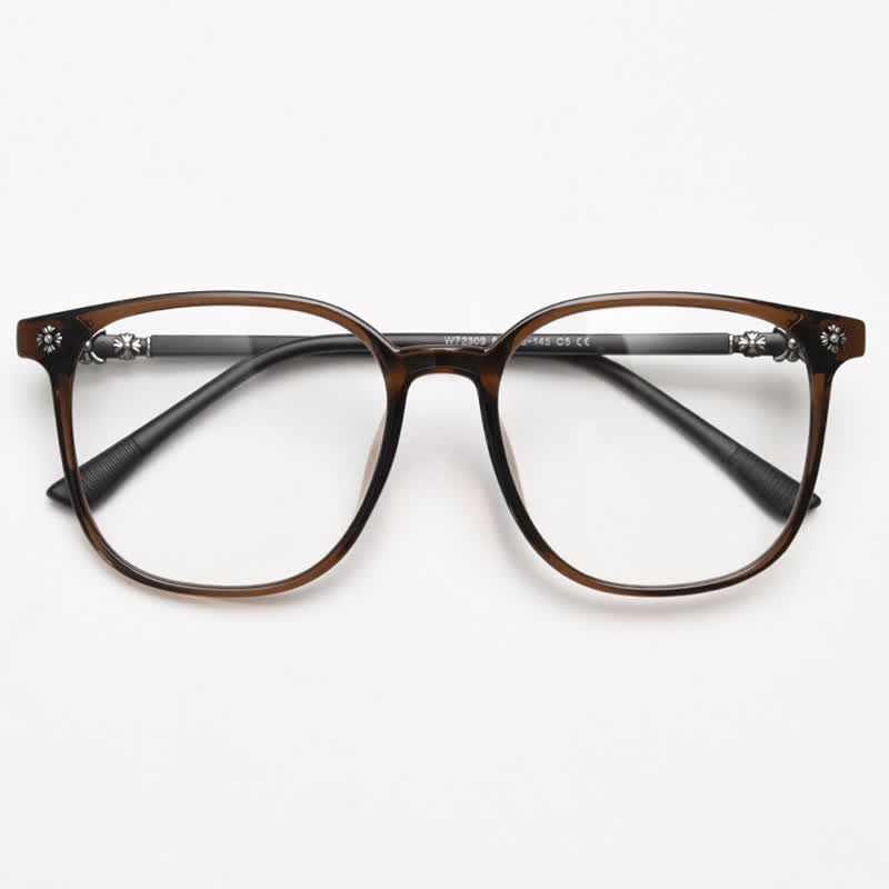 Spykay™ EG26915 Unsiex Classic Square Large Frame Fashion Anti-blue Light Chrome Hearts Glasses - image 10