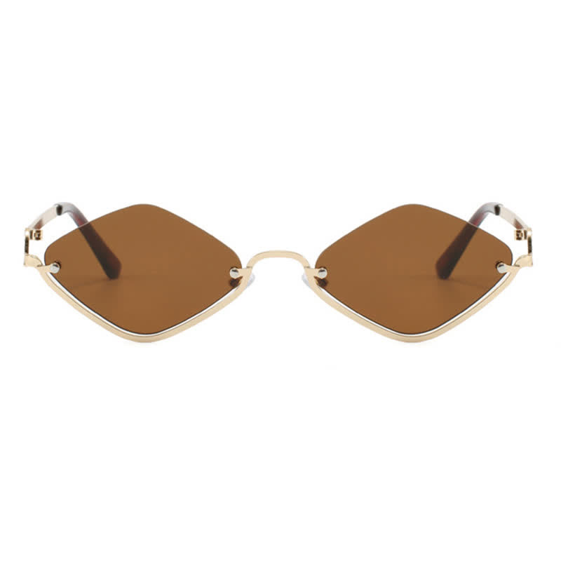 Spykay™ SG60868 Semi-Rimless Rhombus Small Frame Sunglasses - image 15