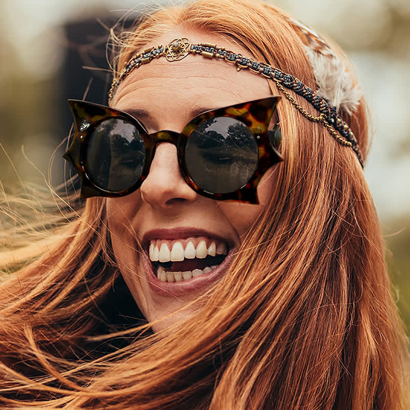 Spykay™ SG60985 Halloween Funny Oversized Batwing Shape Sunglasses - Tortoise Shell - image 13