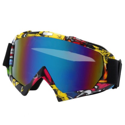 Spykay™ SG61023 Fit Over Glasses Unisex-Adult Anti Wind Ski Goggles for Outdoor Activities - Yellow/Blue - image 25