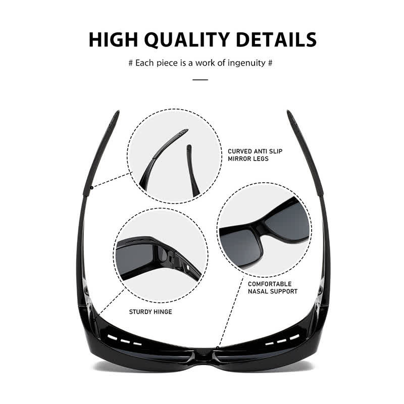 Spykay™ SG60963 Fit Over Glasses Polarized Sunglasses for Sports&Cycling - image 12