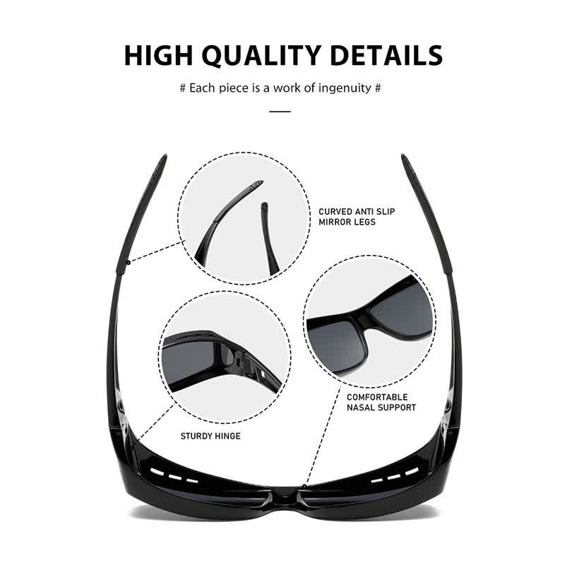 Spykay™ SG60963 Fit Over Glasses Polarized Sunglasses for Sports&Cycling - image 12