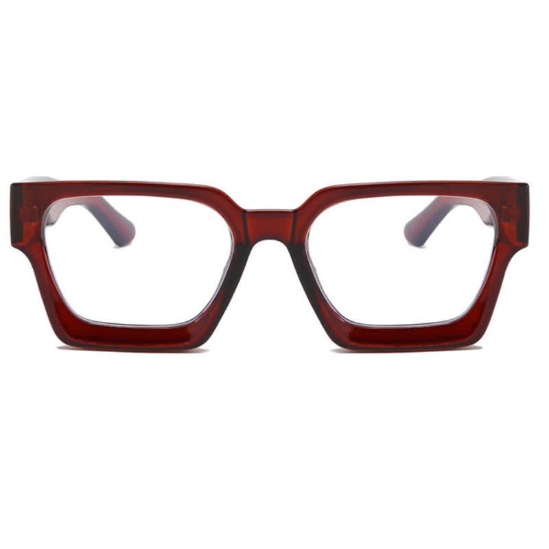 Spykay™ EG26761 Hipster Square Frame Concave Lenses Classic Retro Glasses