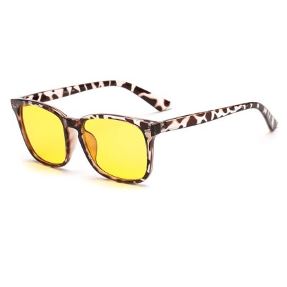 Spykay™ SG60973 Classic Lightweight Polarized Simple Square Frame Sunglasses - Tortoise Shell/Yellow - image 24