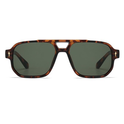 Spykay™ SG61003 Square Frame Double Bridges Vintage Arrow Sunglasses - image 19