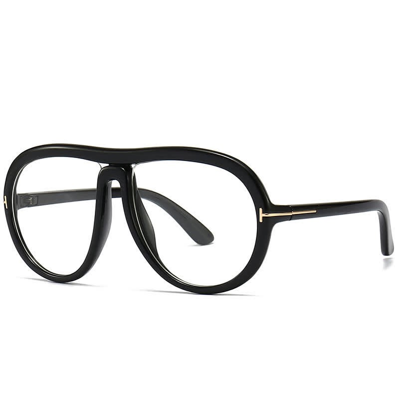 Spykay™ EG26690 'T' Design Hipster Aviator Glasses - Black - image 6