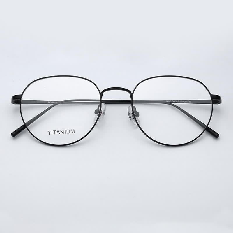 Spykay™ EG26857 Round Titanium Lightweight Frame Anti-blue Light Simple Glasses - image 10