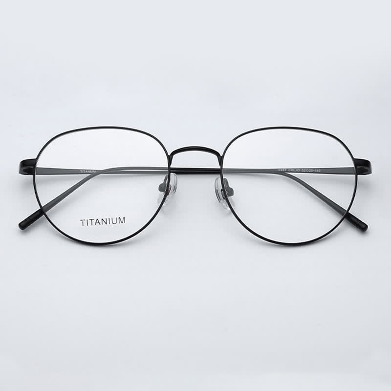 Spykay™ EG26857 Round Titanium Lightweight Frame Anti-blue Light Simple Glasses - image 10
