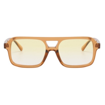 Spykay™ SG60851 Double Bridges Square Frame Retro Sunglasses