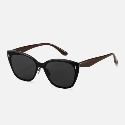 Spykay™ SG60784 Cat-Eye Fashion Polarized Sunglasses - Black/Brown - image 7