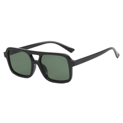 Spykay™ SG60851 Double Bridges Square Frame Retro Sunglasses