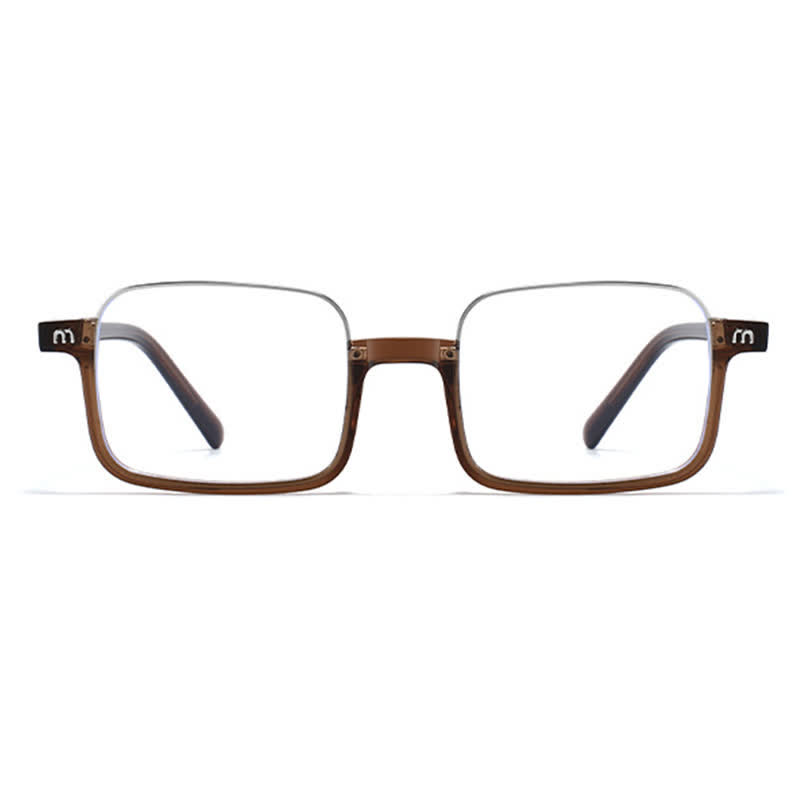 Spykay™ EG26808 Semi-Rimless Square Frame Anti-blue Light Retro-Vintage Glasses