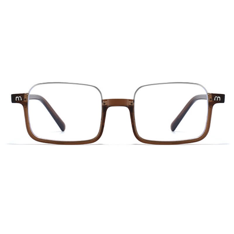 Spykay™ EG26808 Semi-Rimless Square Frame Anti-blue Light Retro-Vintage Glasses
