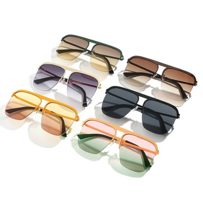 Spykay™ SG60864 Square Frame Semi-Rimless Oversized Sunglasses - image 27