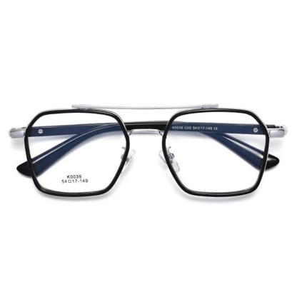 Spykay™ EG26920 Unsiex Square Frame Anti-blue Light Double Bridges Retro Glasses - image 12