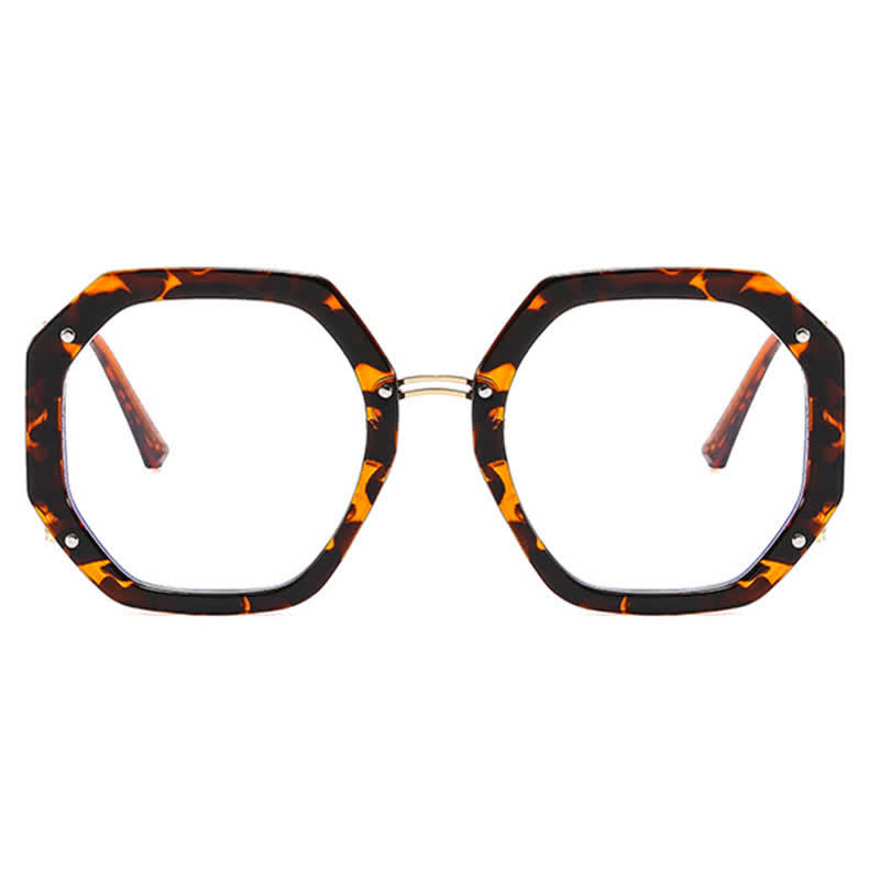 Spykay™ EG26764 Oversized Geometric Frame Anti-blue Light Glasses