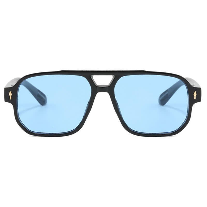 Spykay™ SG60754 Square Frame Double Bridges Vintage Sunglasses - image 14