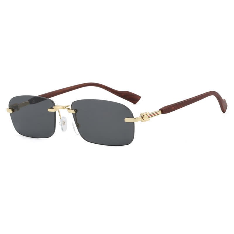 Spykay™ SG60831 Women's Rectangle Frame Rimless Sunglasses