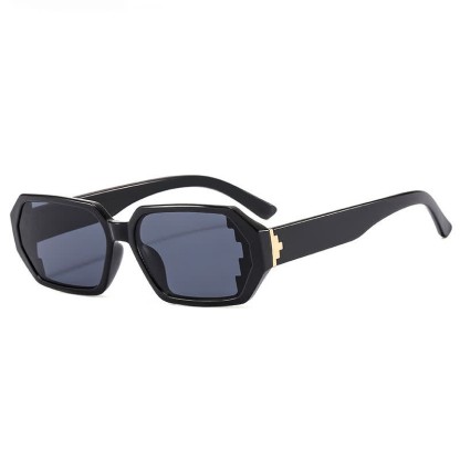 Spykay™ SG60689 Unisex Leopard Pattern Geometric Frame Sunglasses - Black - image 13