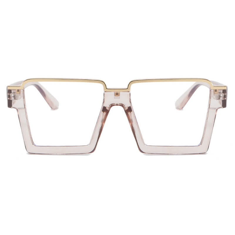 Spykay™ EG26785 Square Frame Trendy Semi-Rimless Anti-blue Light Glasses