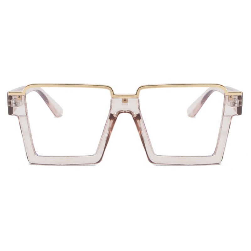 Spykay™ EG26785 Square Frame Trendy Semi-Rimless Anti-blue Light Glasses