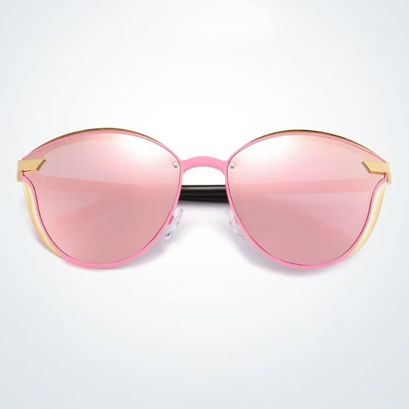 Spykay™ SG60950 Polarized Vintage Round Frame Mirror Lenses Trendy Sunglasses - image 4