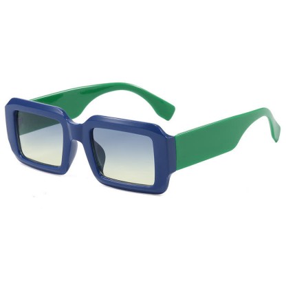 Spykay™ SG60843 Fashion Simple Rectangle Thick Frame Sunglasses