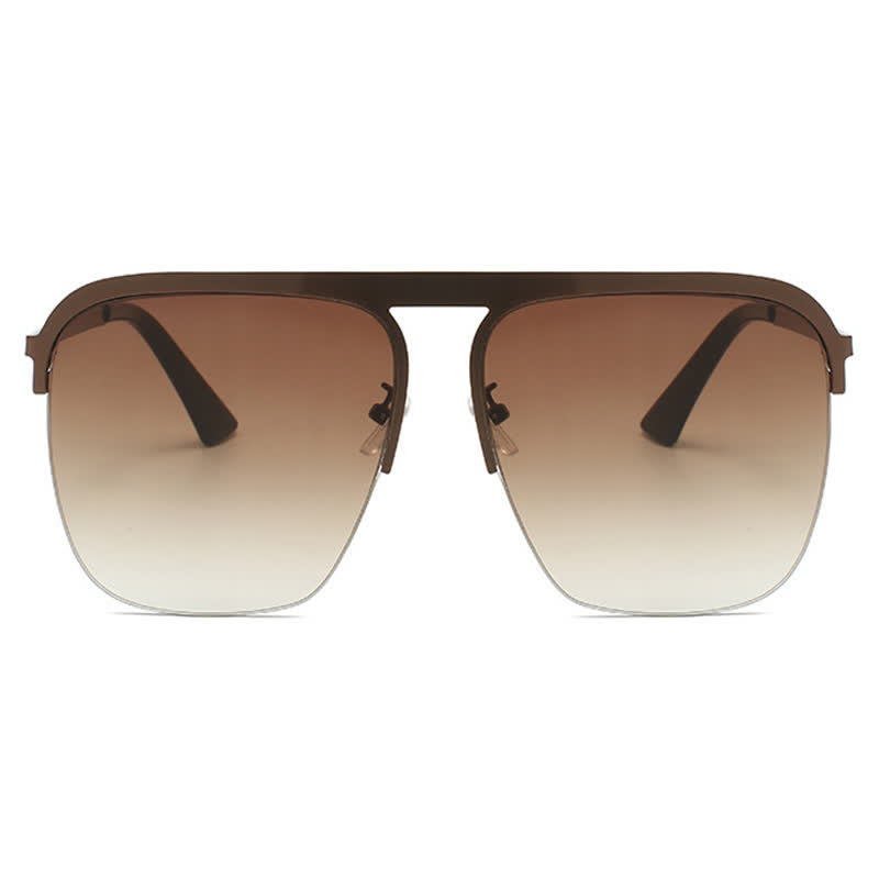 Spykay™ SG60864 Square Frame Semi-Rimless Oversized Sunglasses - image 20