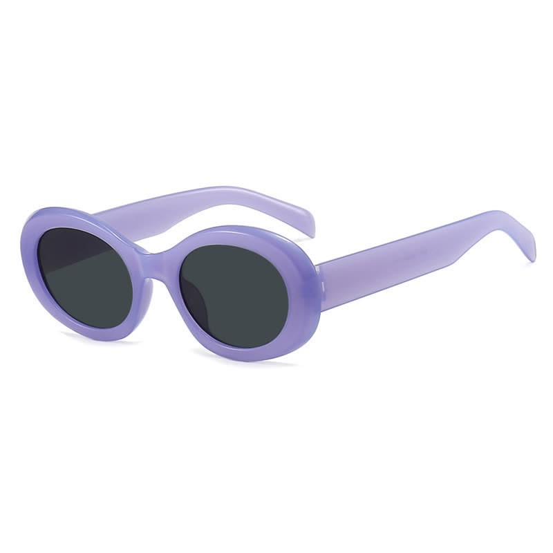Spykay™ SG60845 Fashion Classic Oval Frame Sunglasses - Purple - image 4