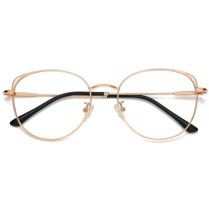 Spykay™ EG26840 Fashion Cat-Eye Metal Oval Frame Anti-blue Light Glasses - image 4