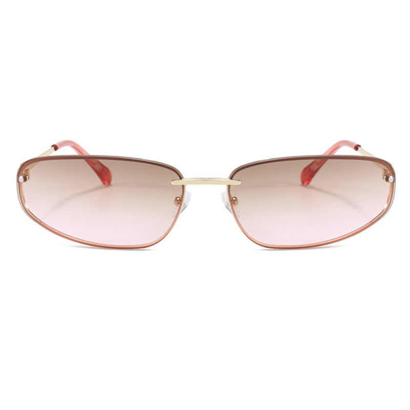 Spykay™ SG60683 Y2K Oval Frame Rimless Sunglasses - image 15