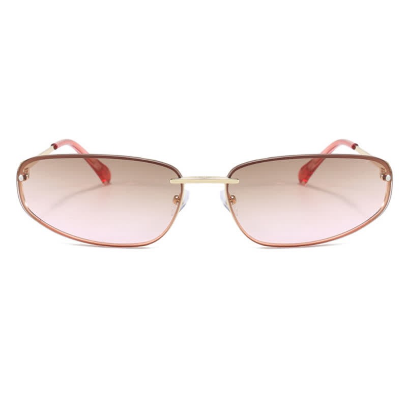 Spykay™ SG60683 Y2K Oval Frame Rimless Sunglasses - image 15