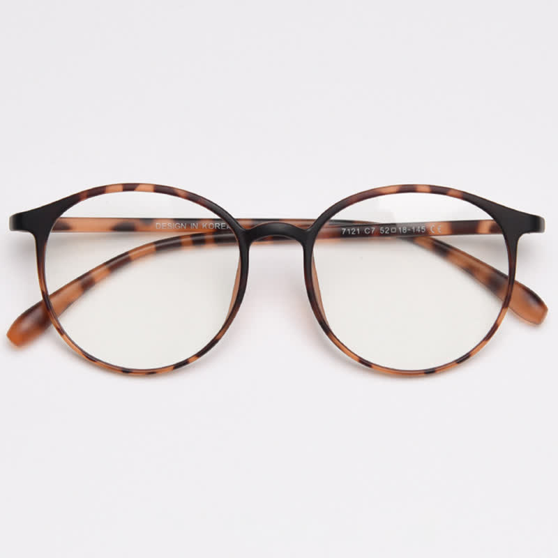 Spykay™ EG26865 Large Round Frame Anti-blue Light Simple Classic Lightweight Glasses  - image 12