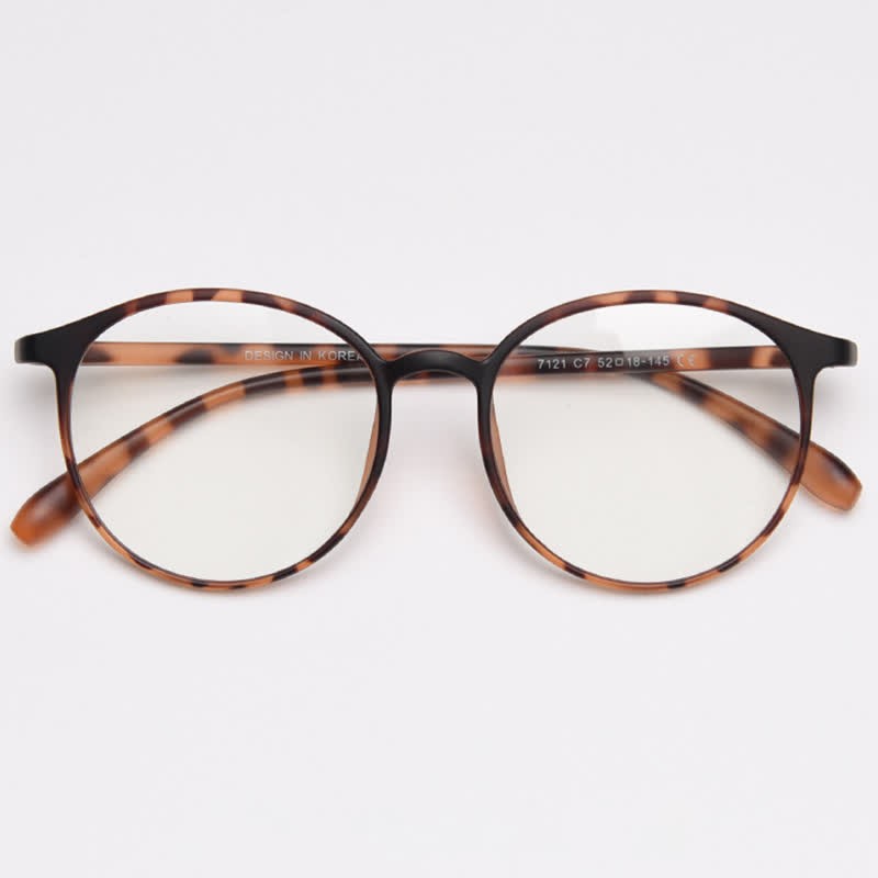 Spykay™ EG26865 Large Round Frame Anti-blue Light Simple Classic Lightweight Glasses  - image 12