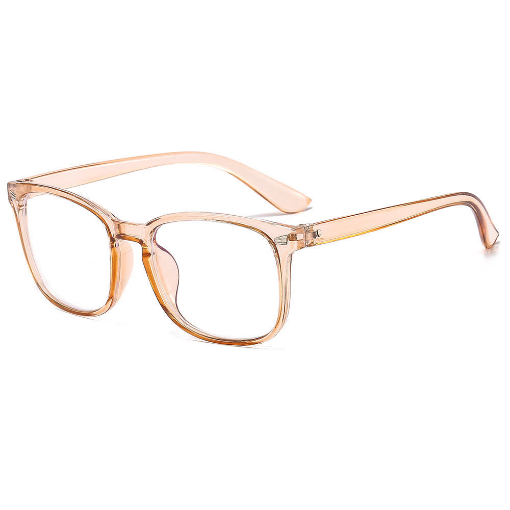 Spykay™ EG26743 Fashion Lightweight Simple Anti-blue Light Square Frame Glasses - Brown - image 14