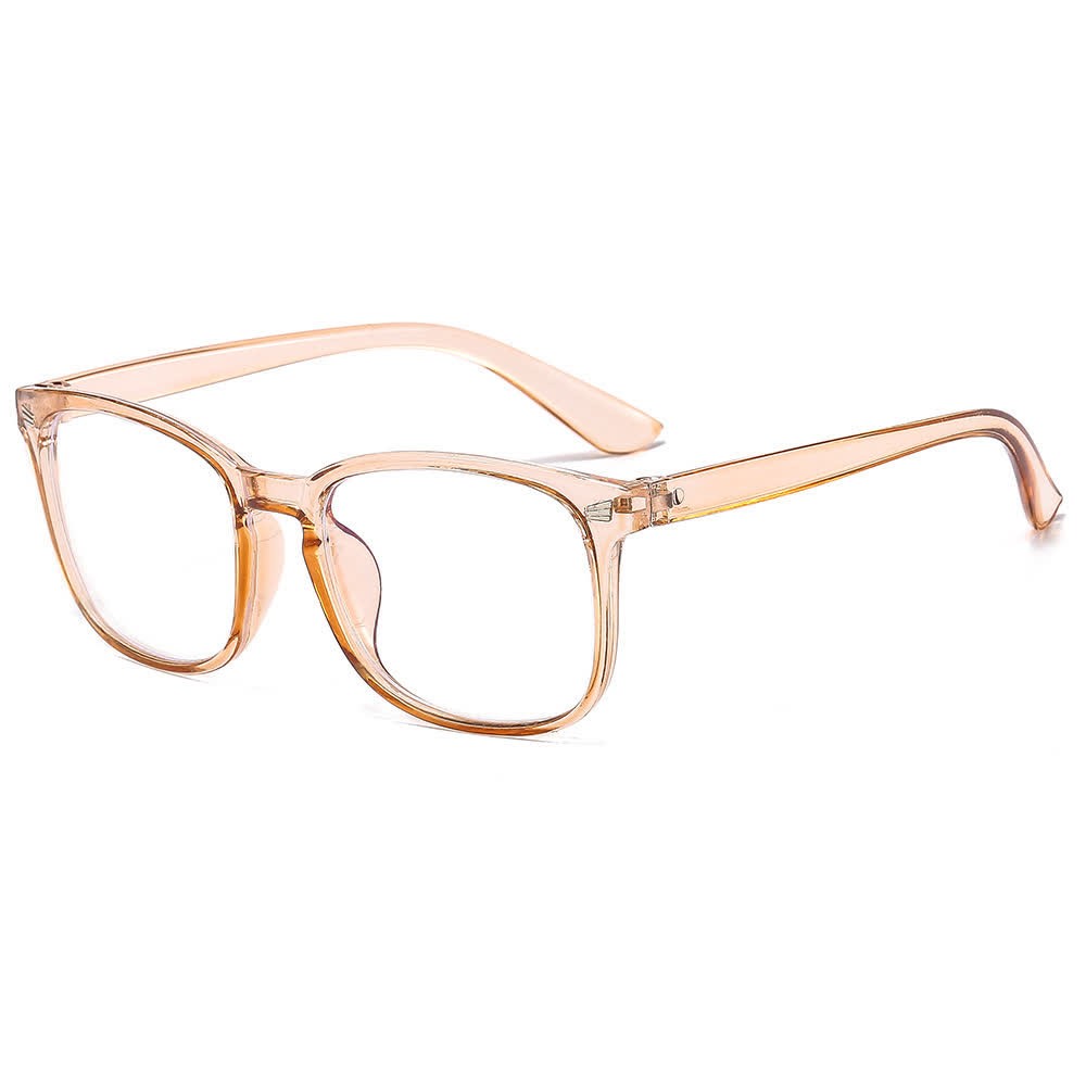 Spykay™ EG26743 Fashion Lightweight Simple Anti-blue Light Square Frame Glasses - Brown - image 14