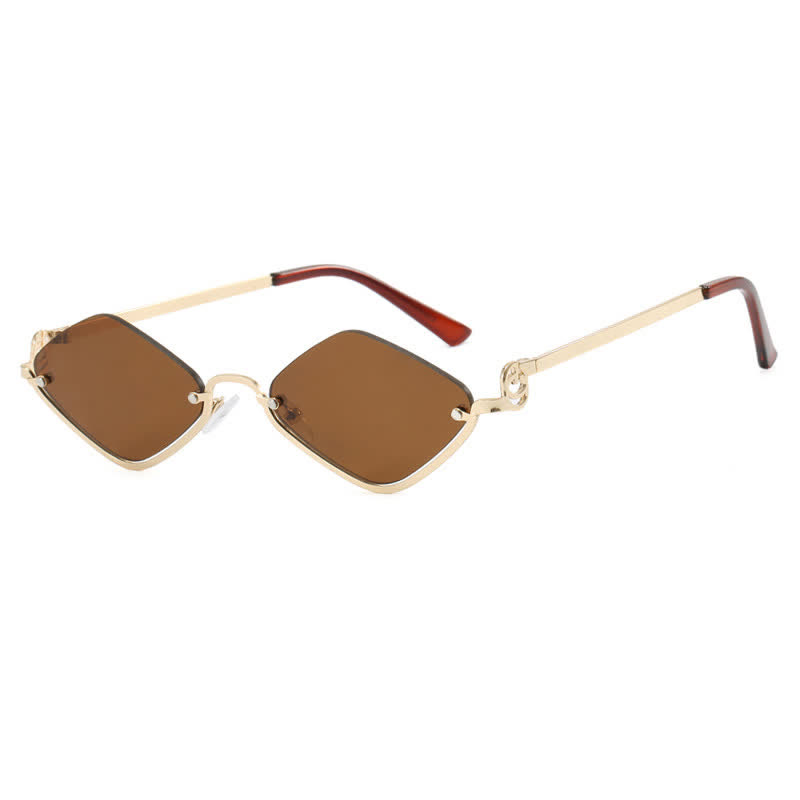 Spykay™ SG60868 Semi-Rimless Rhombus Small Frame Sunglasses - image 14