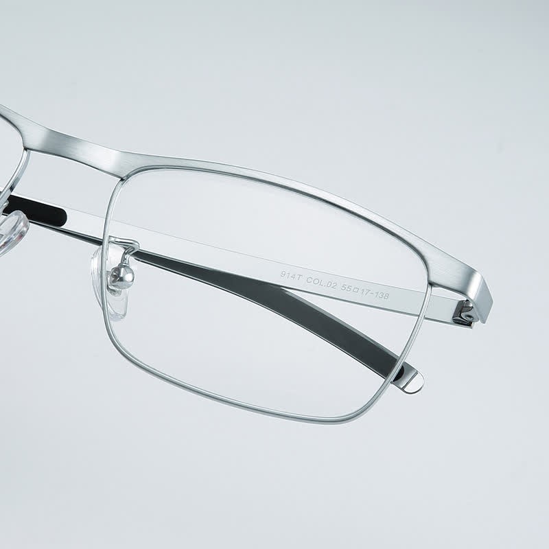 Spykay™ EG26852 Rectangle Titanium Frame Anti-blue Light Classic Glasses - image 4