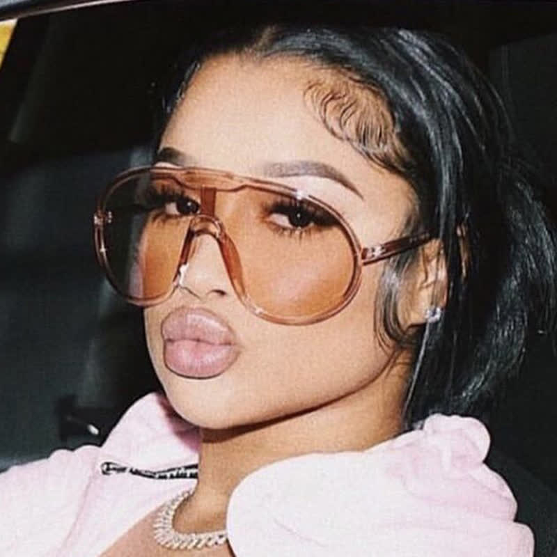 Spykay™ SG60729 One Piece Oversized Aviator Sunglasses - Champagne - image 13