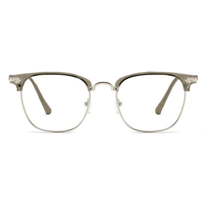 Spykay™ EG26834 Semi-Rimless Unisex Retro Square Frame Anti-blue Light Browline Glasses - image 14